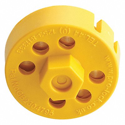 BRADY 122245 Cable Lockout Yellow Nylon