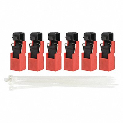 BRADY 148688 Circuit Breaker Lockout Rail 2-7/16 H