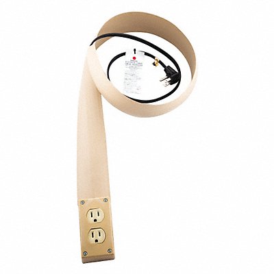 FLEXIDUCT 12EF3 Covered Ext Cord 14 ft 12ft Covered Beg