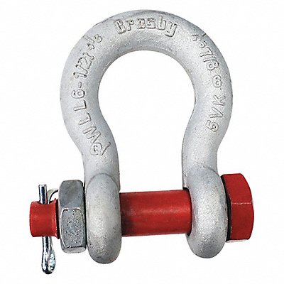CROSBY 1019533 Anchor Shackle 13 000 lb Carbon Steel