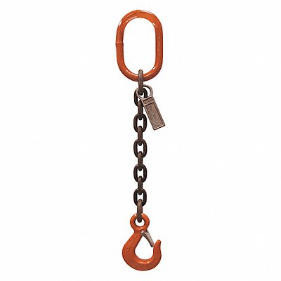 STREN-FLEX SF0903G10SOS Chain Sling 9/32 in Size G100 3 ft L SOS