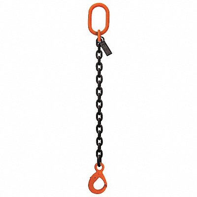 STREN-FLEX SF1210G10SOL Chain Sling 3/8 in Size G100 10 ft L SOL