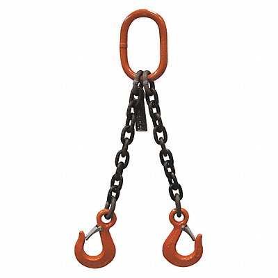STREN-FLEX SF0906G10DOS Chain Sling 9/32 in Size G100 6 ft L DOS
