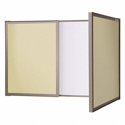 GHENT 41300 Dry Erase Board Cabinet Melamine 36 W
