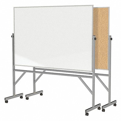 GHENT ARMK46 Dry Erase Brd Reversible Melamine 77 W