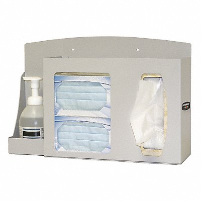 BOWMAN DISPENSERS RS0010412 Respiratory Hygiene Station Aluminum