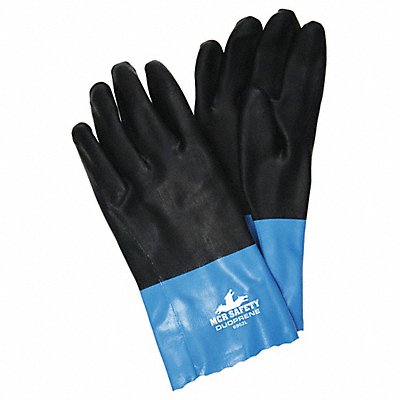 MCR SAFETY 6962S J4421 Chemical Gloves 12 Small Sandy PR