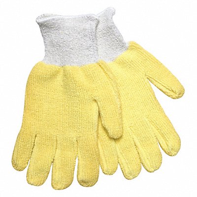 MCR SAFETY 9436KML Cut Resistant Gloves L Yellow/Gry PK12