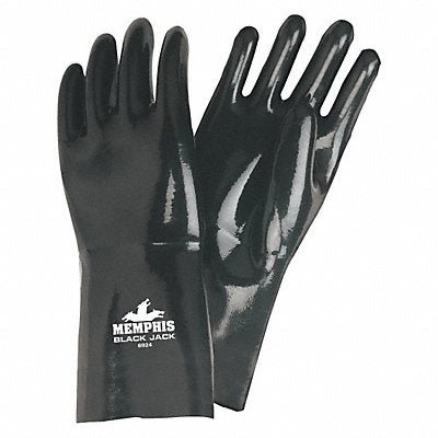MCR SAFETY 6924 Chemical Gloves L 14 L Smooth PR