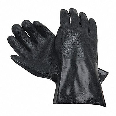 MCR SAFETY 6522S Chemical Gloves L 12 PVC PK12