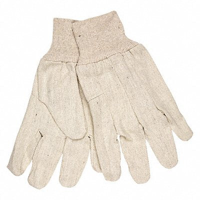 MCR SAFETY 8100A Canvas Gloves 10 L Natural PK12