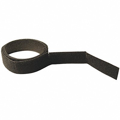 VELCRO BRAND 100X9K1WP25 Perforated Back to Back Strap 75 ft Blk