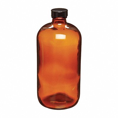 WHEATON 220956 Bottle 212 mm H Amber 98 mm Dia PK12