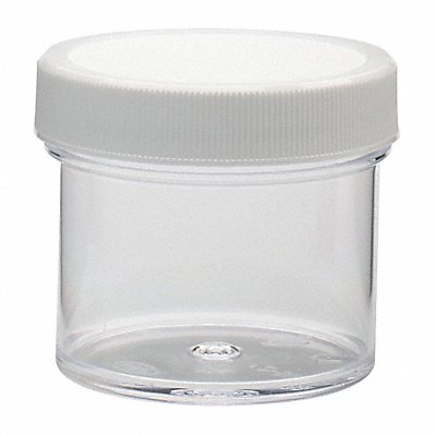 WHEATON W209913 Jar 60 mL 46 mm H White PK48