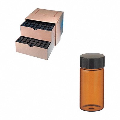 WHEATON W224605 Sample Vial 40 mL 28 mm Dia PK72