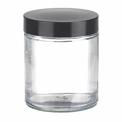 WHEATON W216913 Jar 125 mL 73 mm H Clear PK24