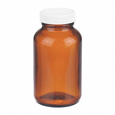 WHEATON W216942 Bottle 119 mm H Amber 66 mm Dia PK24