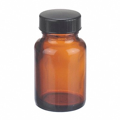 WHEATON W216952 Bottle 75 mm H Amber 44 mm Dia PK24