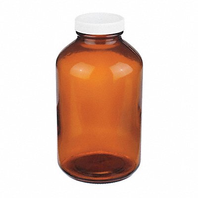 WHEATON W216959 Bottle 178 mm H Amber 99 mm Dia PK36