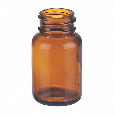 WHEATON W216960 Bottle 65 mm H Amber 37 mm Dia PK432