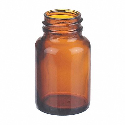 WHEATON W216961 Bottle 75 mm H Amber 44 mm Dia PK216