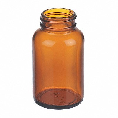 WHEATON W216962 Bottle 95 mm H Amber 54 mm Dia PK180