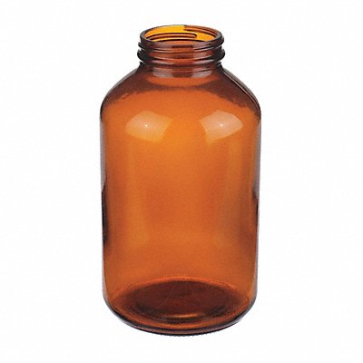 WHEATON W216965 Bottle 178 mm H Amber 99 mm Dia PK36