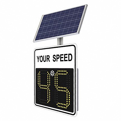 TAPCO 126026 LED Radar Speed Sign Aluminum 28x28