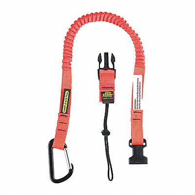 GEARKEEPER TL1301210PK Tool Lanyard 46inL Orange 5lb Carabiner