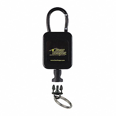GEARKEEPER RT40064 Retractor 32inL Black 9/16lb Aluminum