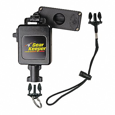 GEARKEEPER RT37626 Retractor 28in L Black 1-5/8lb Belt Clip
