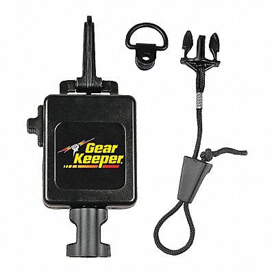 GEARKEEPER RT34112 Mic Retractor 42in. L Black Plastic Snap
