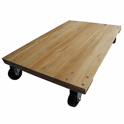GRAINGER 48J066 General Purpose Dolly 36x24 Hardwood