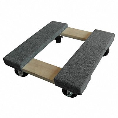 GRAINGER 48J067 General Purpose Dolly 16x16 Carpeted