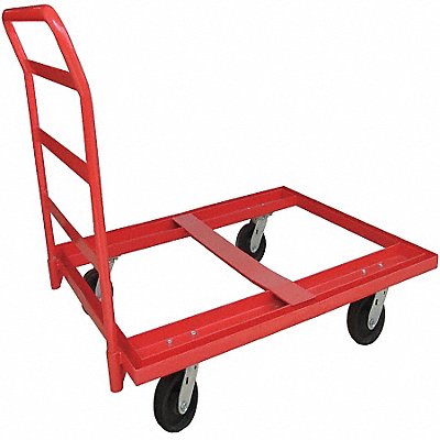 GRAINGER 48J086 Pallet Dolly 48x42 Cap 3600 lb w/Handle