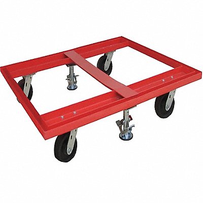 GRAINGER 48J089 Pallet Dolly 48x42 With Floor Locks