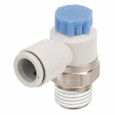 SMC AS2211FN0203SA Speed Control Valve 1/4in NPT Meter In