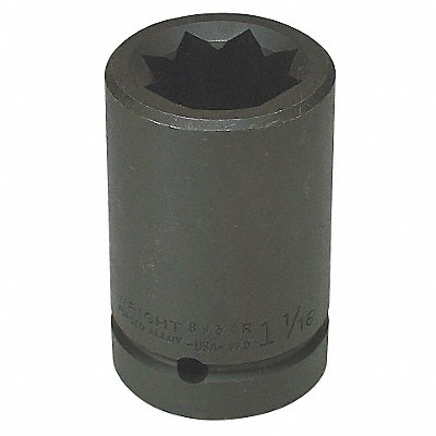 WRIGHT 8928R Impact Socket Steel Black Oxide 7/8 in