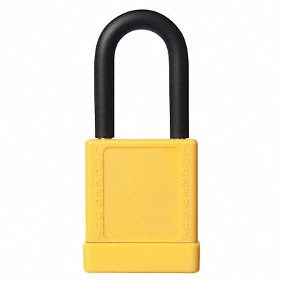 GRAINGER 48JT52 Lockout Padlock KA Yellow 2 H PK3