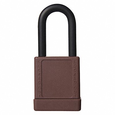 GRAINGER 48JT27 Lockout Padlock KD Brown 2 H PK6