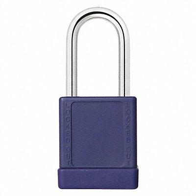 GRAINGER 48JR90 Lockout Padlock KD Purple 2 H