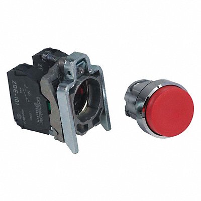 SCHNEIDER ELECTRIC XB4BL45 Flush Push Button Operator Non Illuminated Red 1NO/1NC