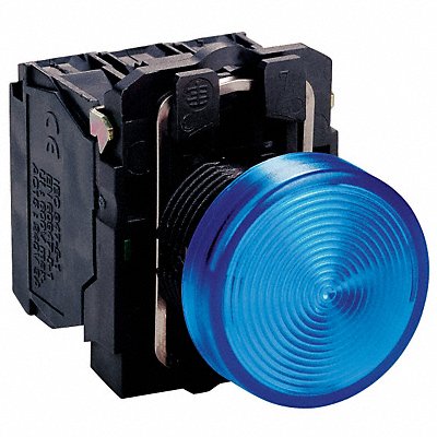 SCHNEIDER ELECTRIC ZB5AV063S Pilot Light Head Blue LED 22 mm
