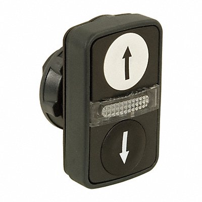 SCHNEIDER ELECTRIC ZB5AW7A1724 MultiheadOperator (2)Wht Blk NoLamp 22mm