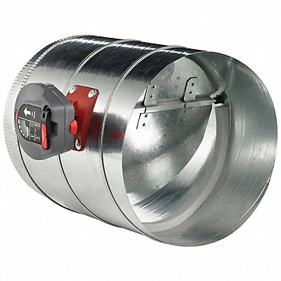 HONEYWELL HOME CPRD8 Bypass Damper Gr/Rd/Steel 8 in Dia.