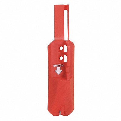 CONDOR 48KV18 Blockout Wall Switch Cvr Red 2 Padlocks
