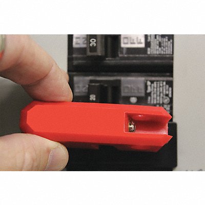 CONDOR 48KV26 Circuit Breaker Lockout 3/4 in H Red