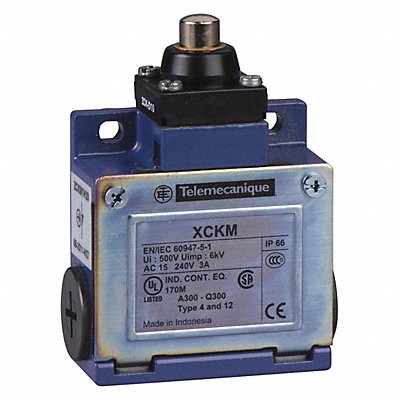 TELEMECANIQUE SENSORS XCKM110H7 Limit Switch Plunger 1NO/1NC