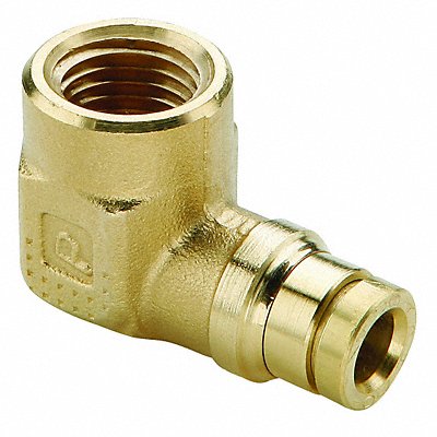 PARKER 170PTCNS62 Female Elbow 3/8 in Tube Sz 1.12 in L