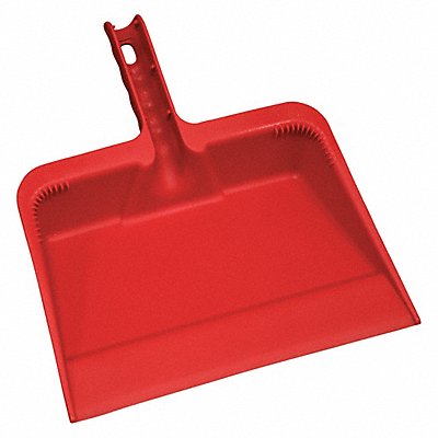 GRAINGER 48LZ35 J4745 Handheld Dust Pan Red